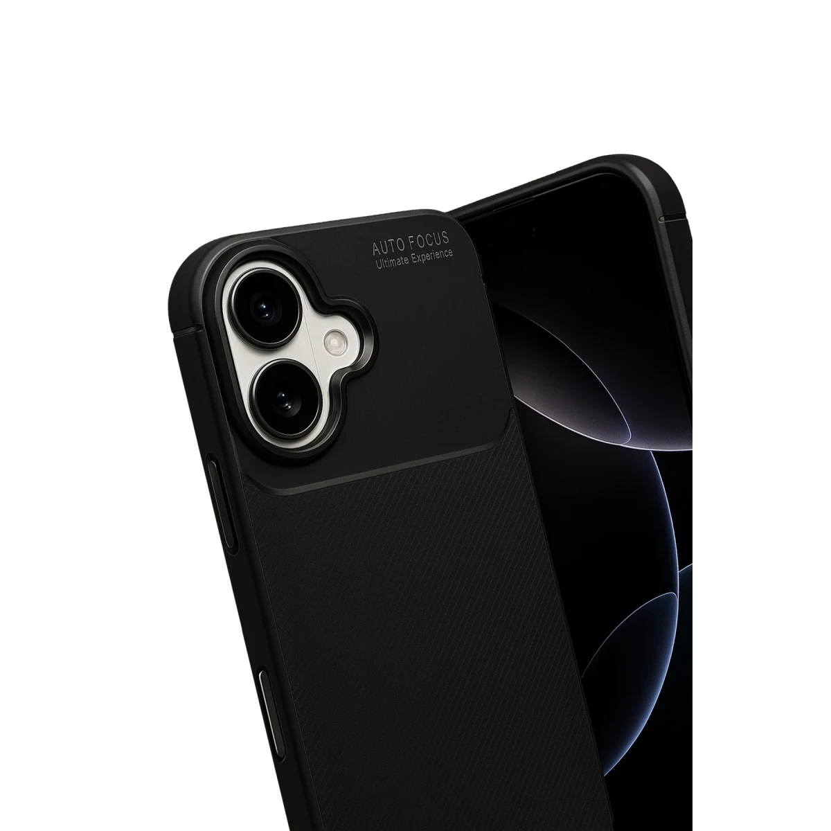 Newface Apple iPhone 17 Auto Focus Karbon Kapak - Siyah — görsel 5
