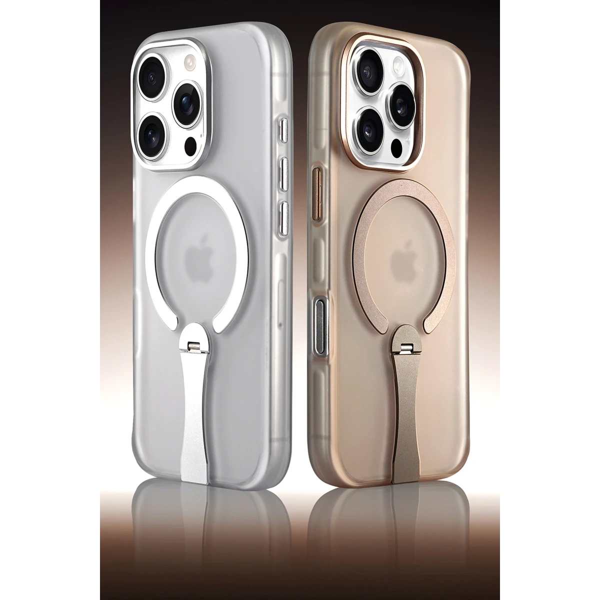 HDD Apple iPhone 16 HBC-354 Kunlun Standlı Magsafe Kapak - Şeffaf