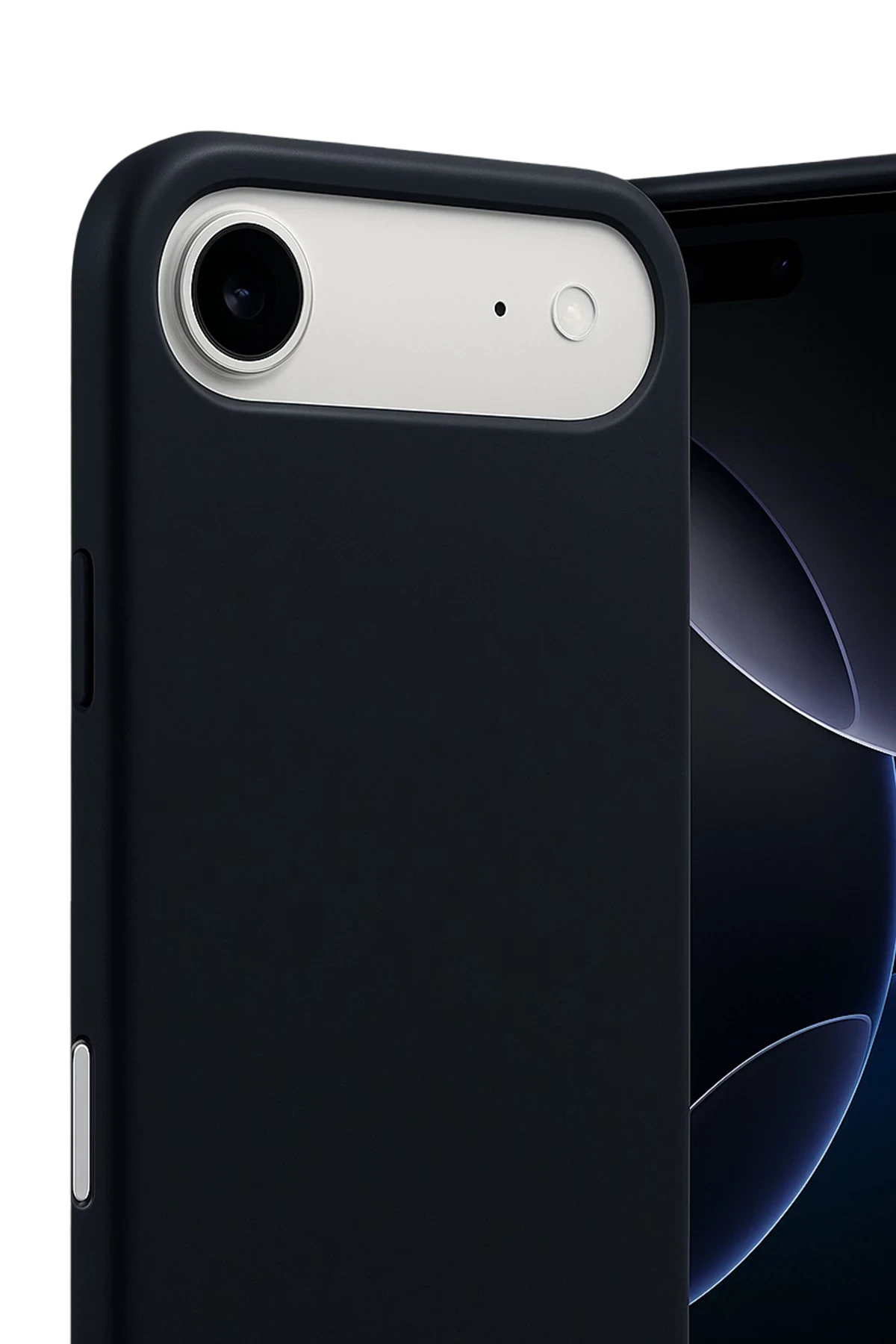 Newface Apple iPhone 17 Air Nano içi Kadife Silikon - Siyah