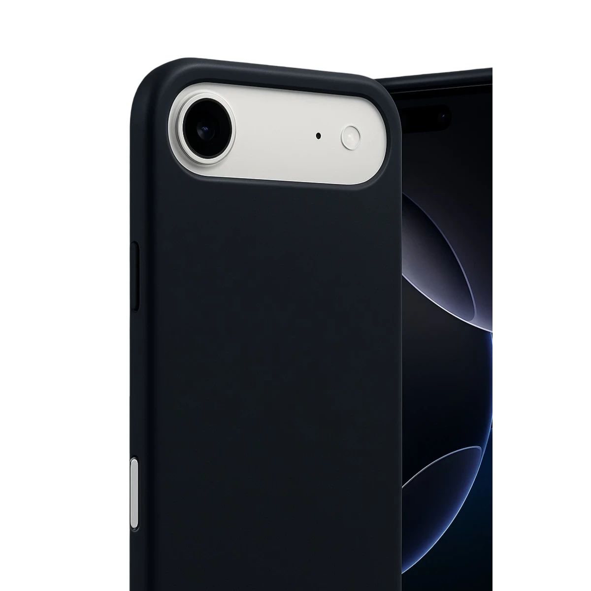 Newface Apple iPhone 17 Air Nano içi Kadife Silikon - Siyah — görsel 5