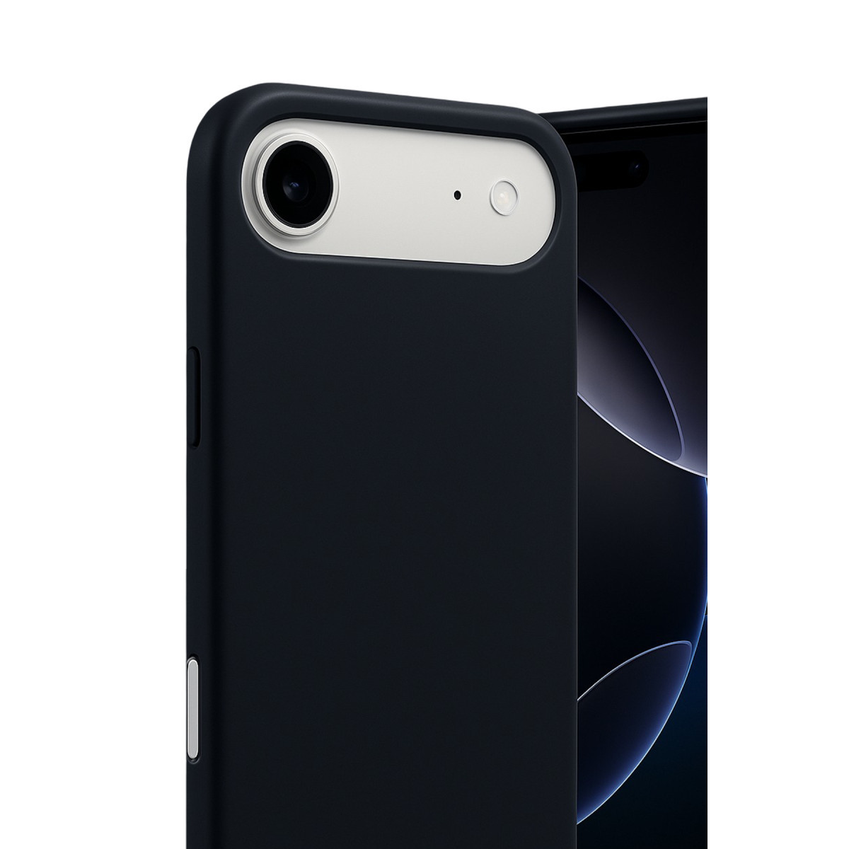 Newface Apple iPhone 17 Air Nano içi Kadife Silikon - Siyah — görsel 8