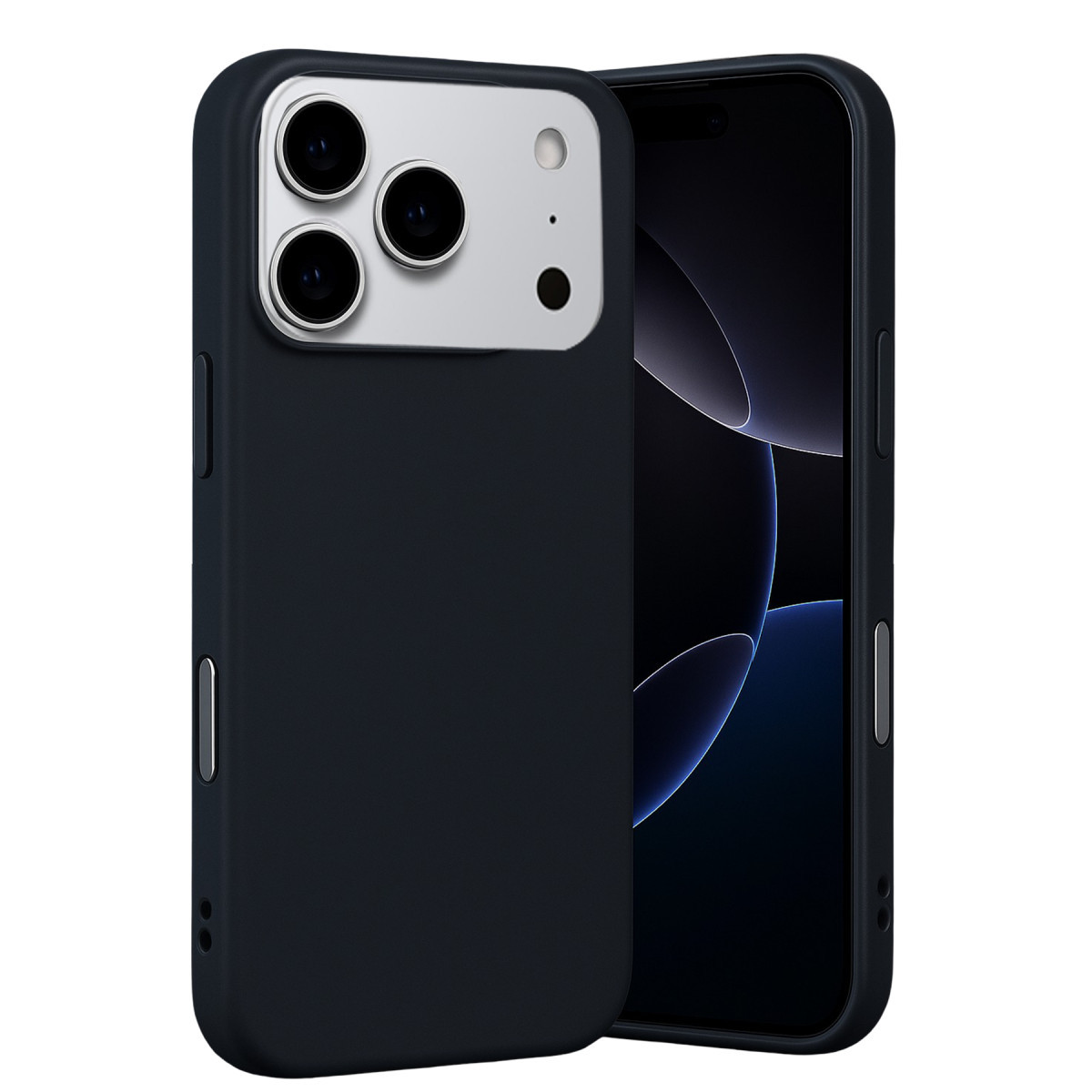 Newface Apple iPhone 17 Pro Max Nano içi Kadife Silikon - Siyah — görsel 7