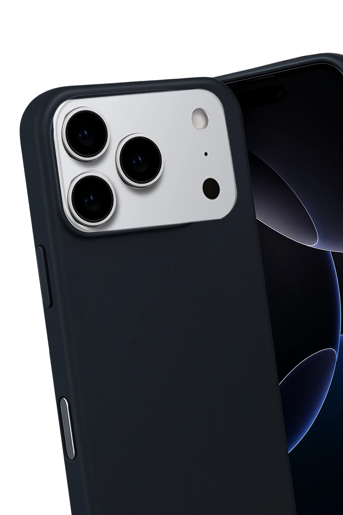 Newface Apple iPhone 17 Pro Nano içi Kadife Silikon - Siyah — görsel 2