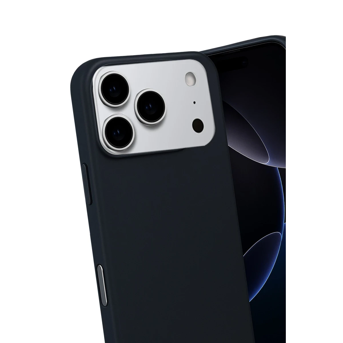 Newface Apple iPhone 17 Pro Nano içi Kadife Silikon - Siyah — görsel 5