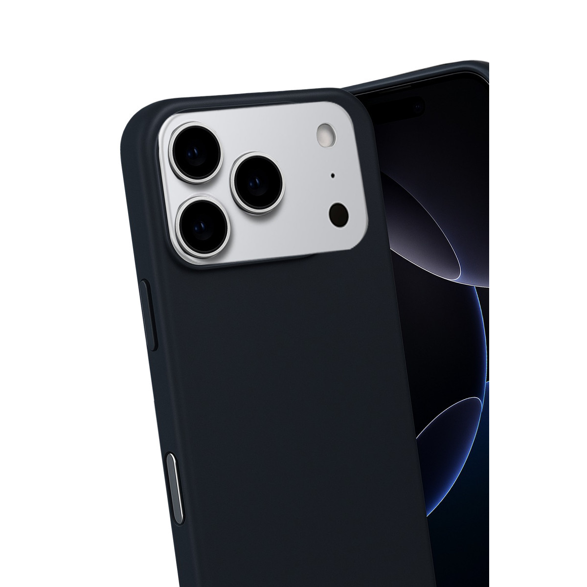 Newface Apple iPhone 17 Pro Nano içi Kadife Silikon - Siyah — görsel 8