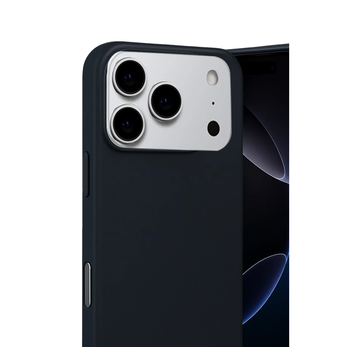 Newface Apple iPhone 17 Pro Nano içi Kadife Silikon - Siyah — görsel 6