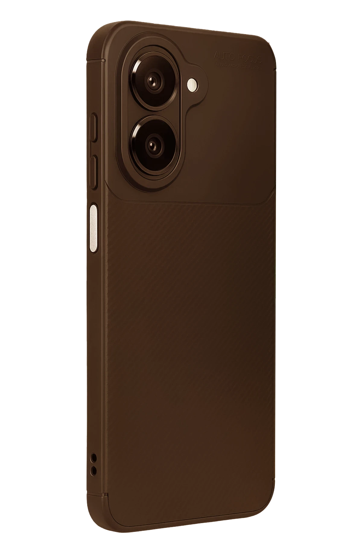 Newface Samsung Galaxy A07 Auto Focus Karbon Kapak - Kahverengi