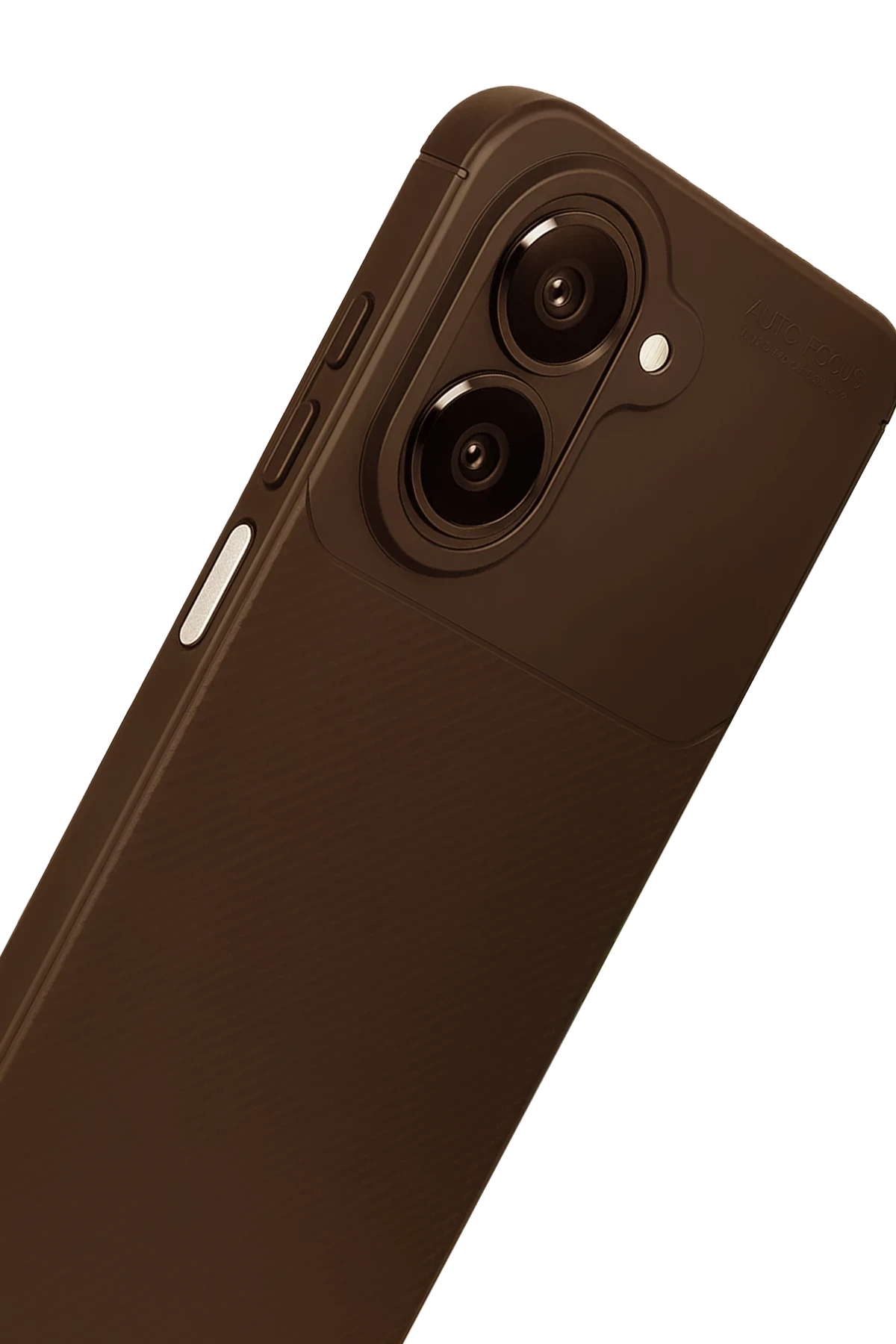 Newface Samsung Galaxy A07 Auto Focus Karbon Kapak - Kahverengi