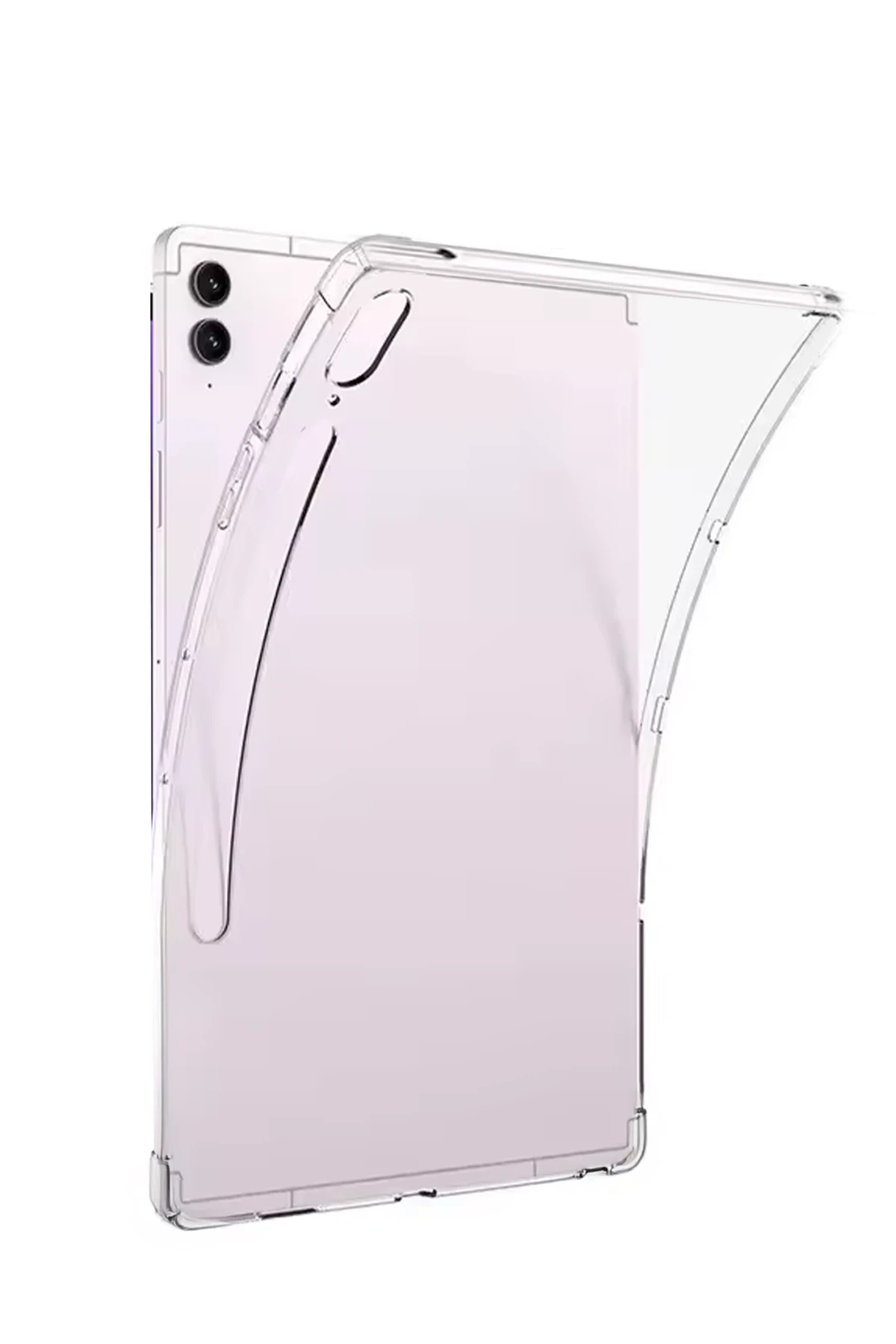 Newface Samsung Galaxy Tab S10 FE Plus 13.1 Kılıf Anti Şeffaf Tablet Silikon - Şeffaf