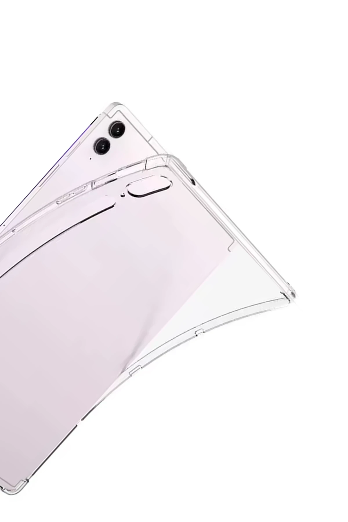 Newface Samsung Galaxy Tab S10 FE Plus 13.1 Kılıf Anti Şeffaf Tablet Silikon - Şeffaf