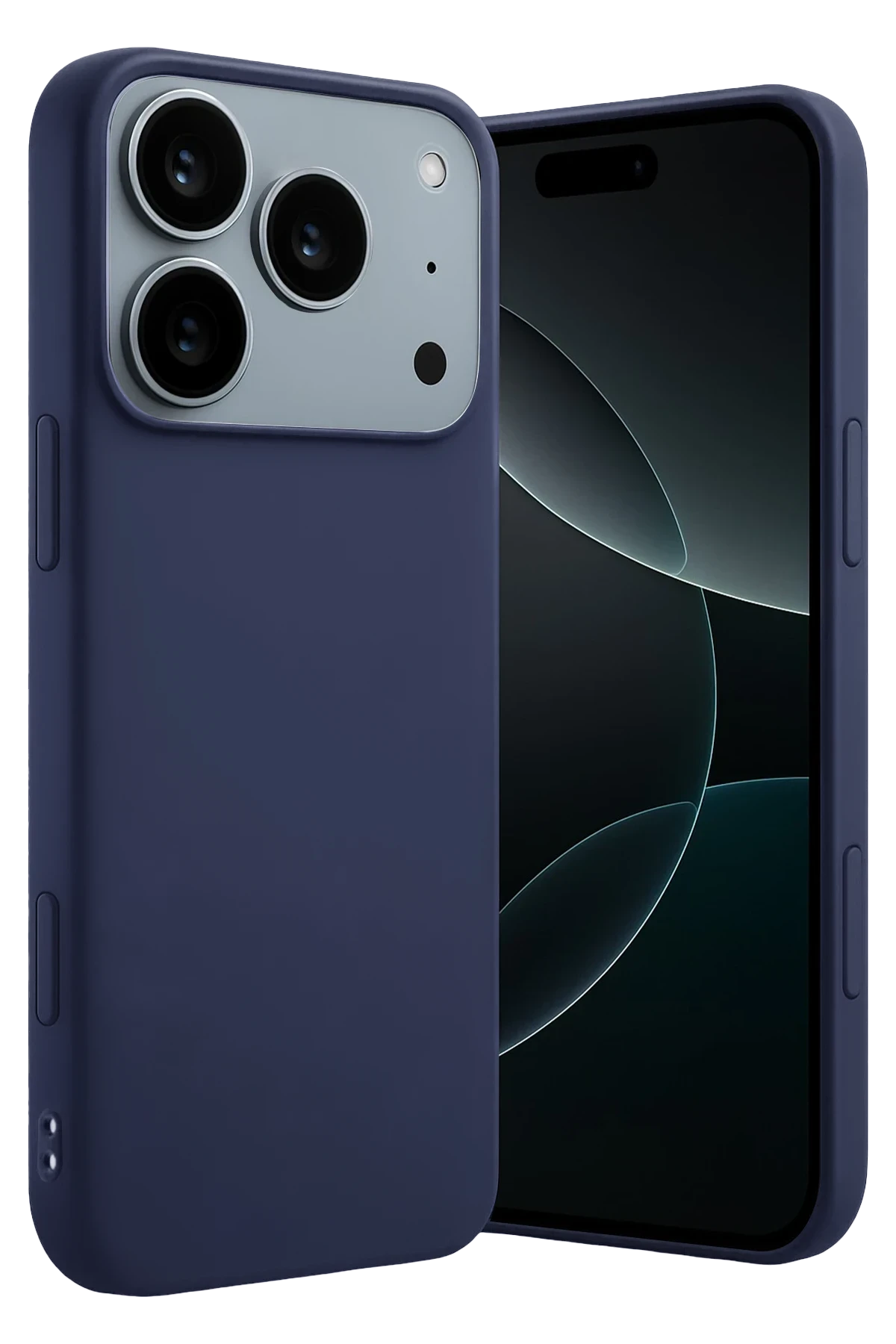 Newface Apple iPhone 17 Pro Max First Silikon - Lacivert