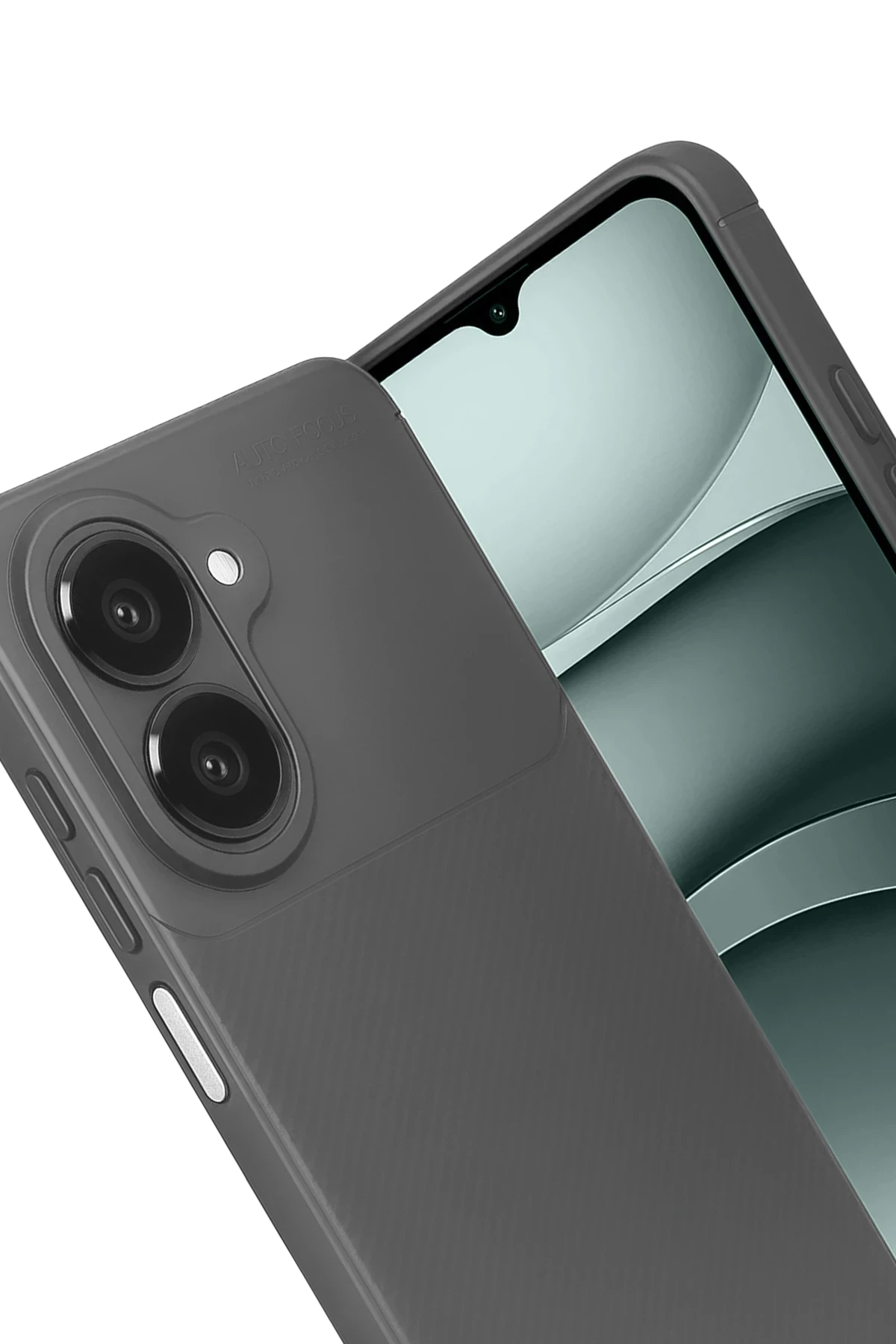Newface Samsung Galaxy A07 Auto Focus Karbon Kapak - Gri
