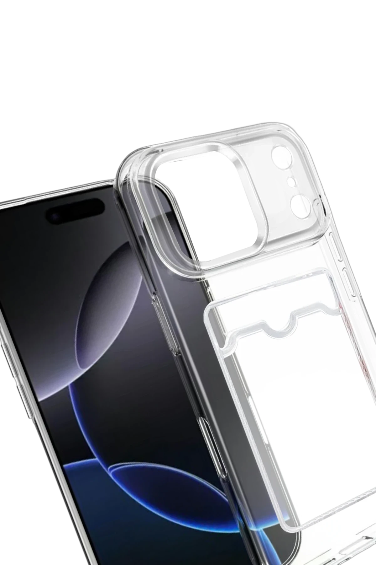 Newface Apple iPhone 17 Pro Max Kart Şeffaf Silikon - Şeffaf