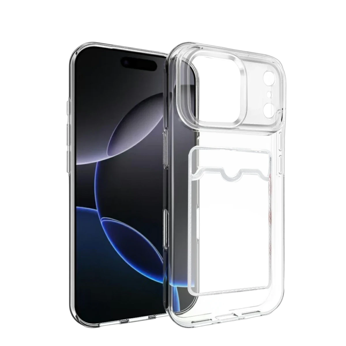 Newface Apple iPhone 17 Pro Kart Şeffaf Silikon - Şeffaf — görsel 3