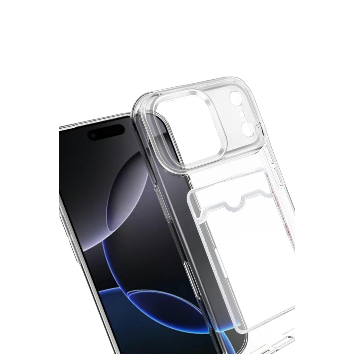 Newface Apple iPhone 17 Pro Kart Şeffaf Silikon - Şeffaf — görsel 6