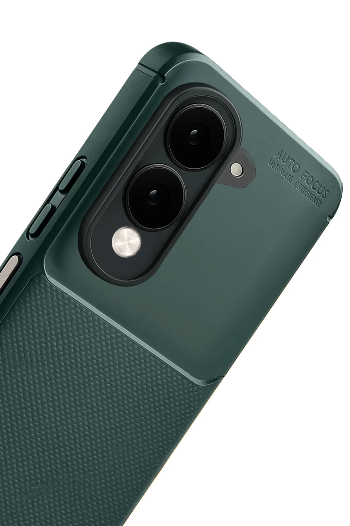 Newface Vivo Y29S Auto Focus Karbon Kapak - Koyu Yeşil