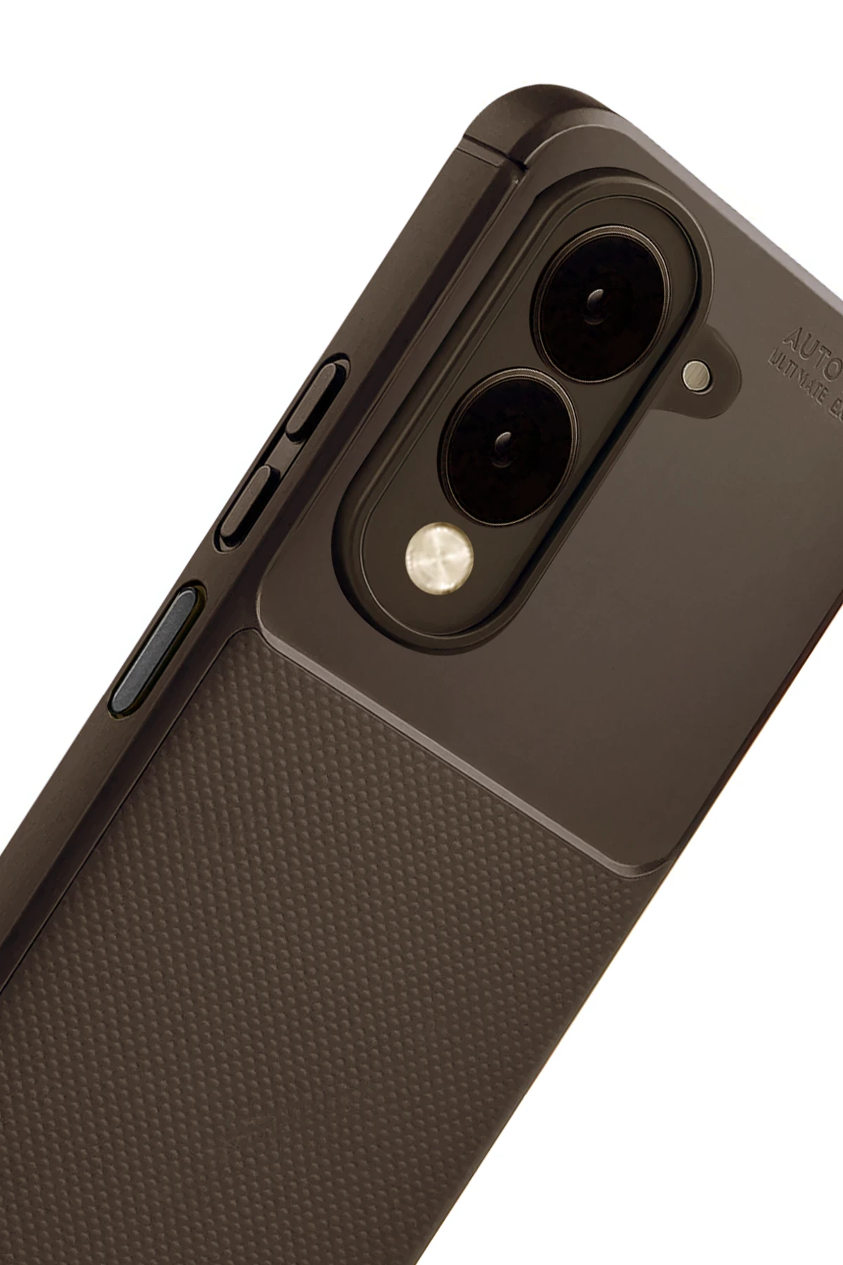 Newface Vivo Y29S Auto Focus Karbon Kapak - Kahverengi