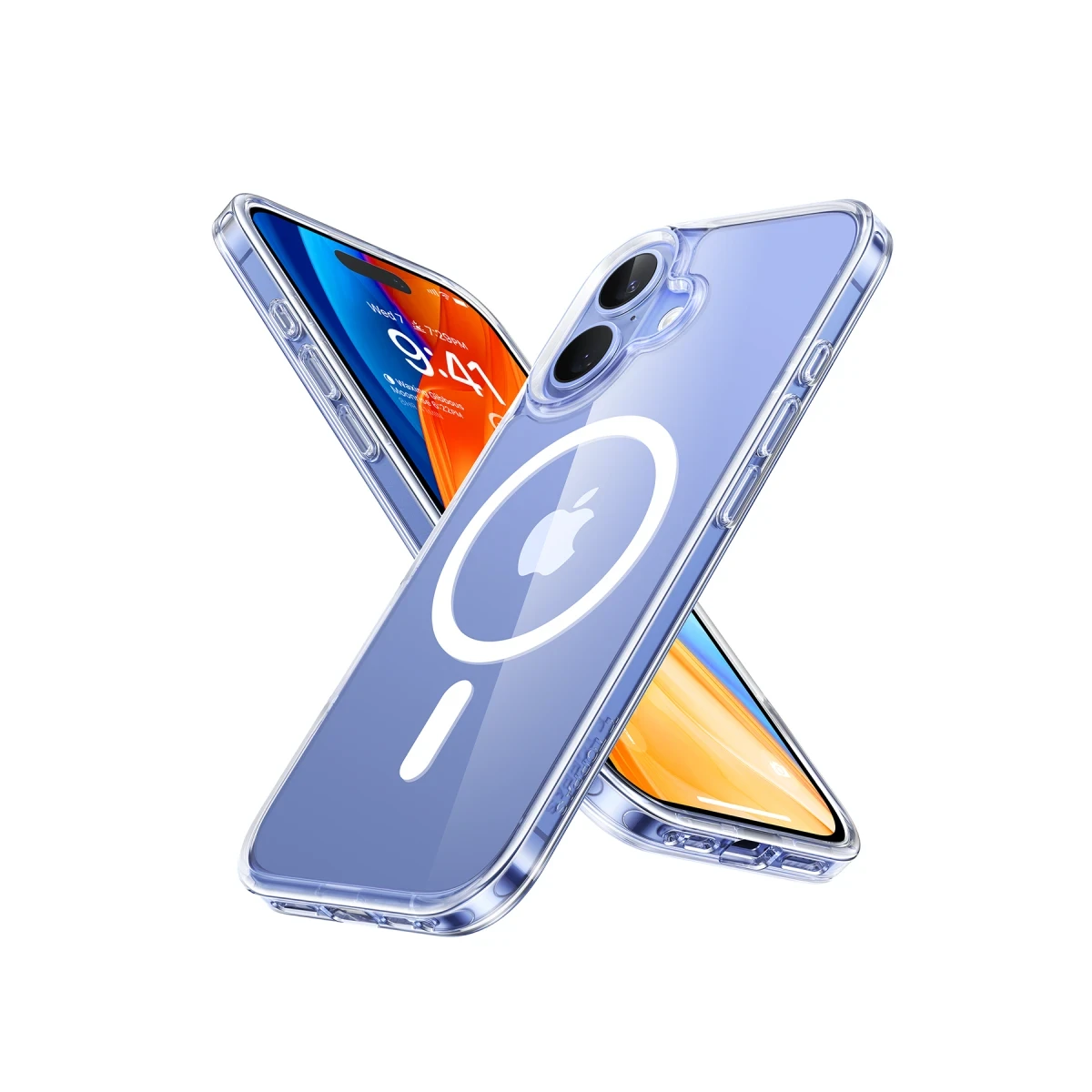 Torras Apple iPhone 16 Diamond Clear Magsafe Kılıf - Şeffaf