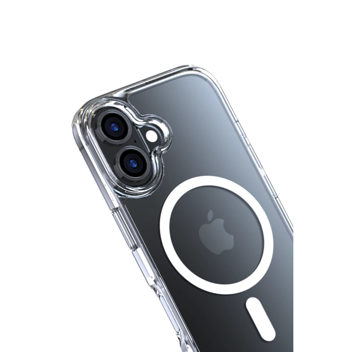 Torras Apple iPhone 16 Diamond Clear Magsafe Kılıf - Şeffaf