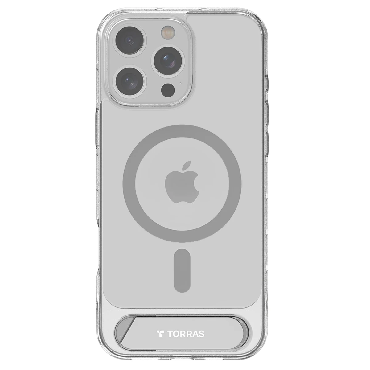 Torras Apple iPhone 16 Pro Max P Stand Serisi Magsafe Kılıf - Şeffaf