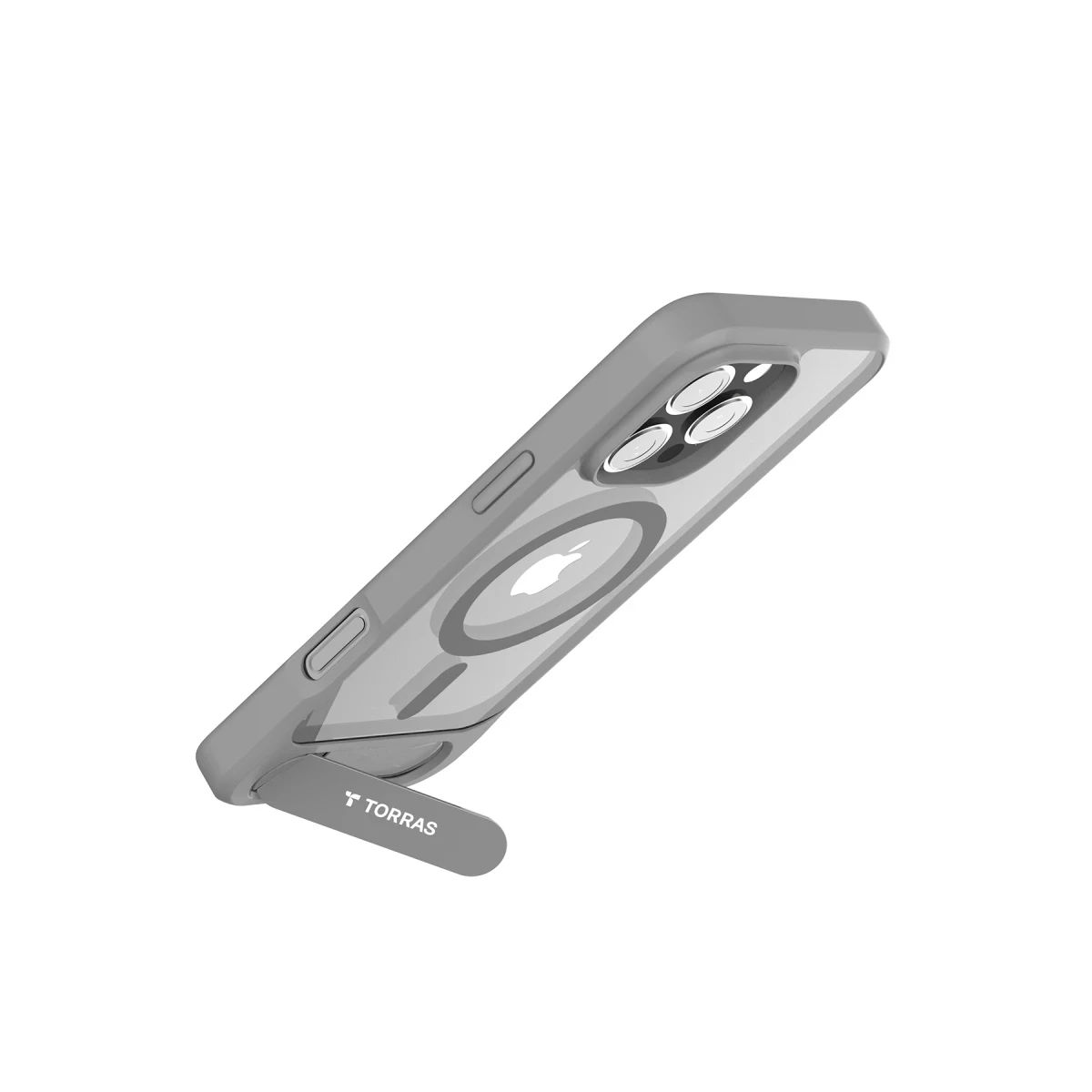 Torras Apple iPhone 16 Pro Max P Stand Serisi Magsafe Kılıf - Titan Gri