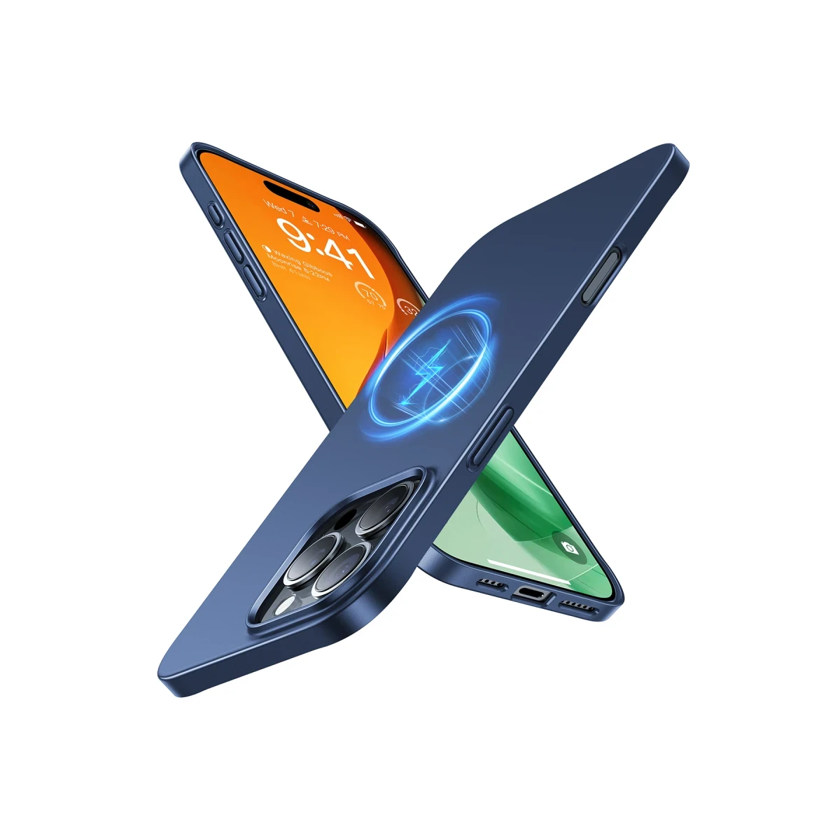 Torras Apple iPhone 16 Pro Max SlimFit Magsafe Kılıf - Lacivert