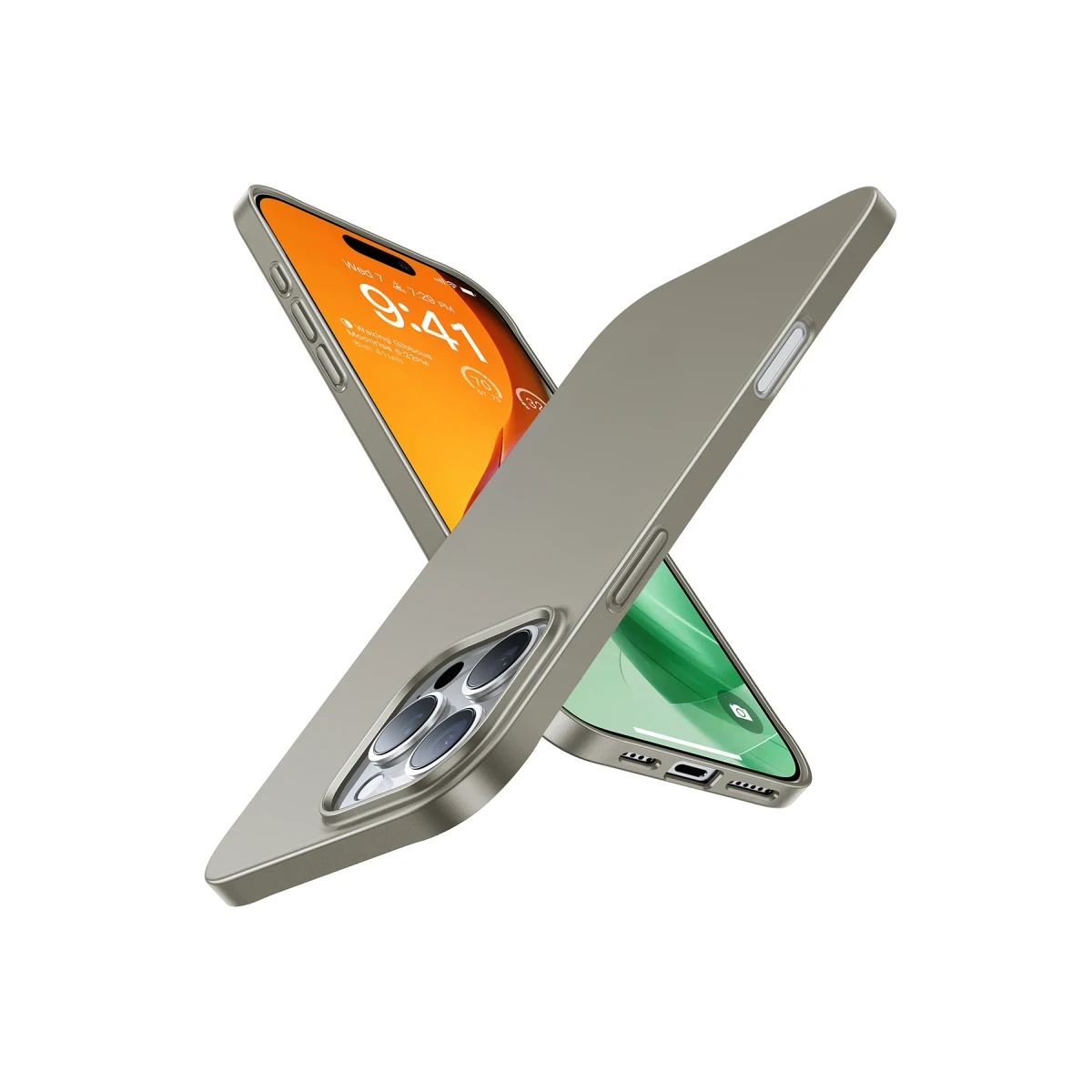 Torras Apple iPhone 16 Pro SlimFit Magsafe Kılıf - Titan Gri