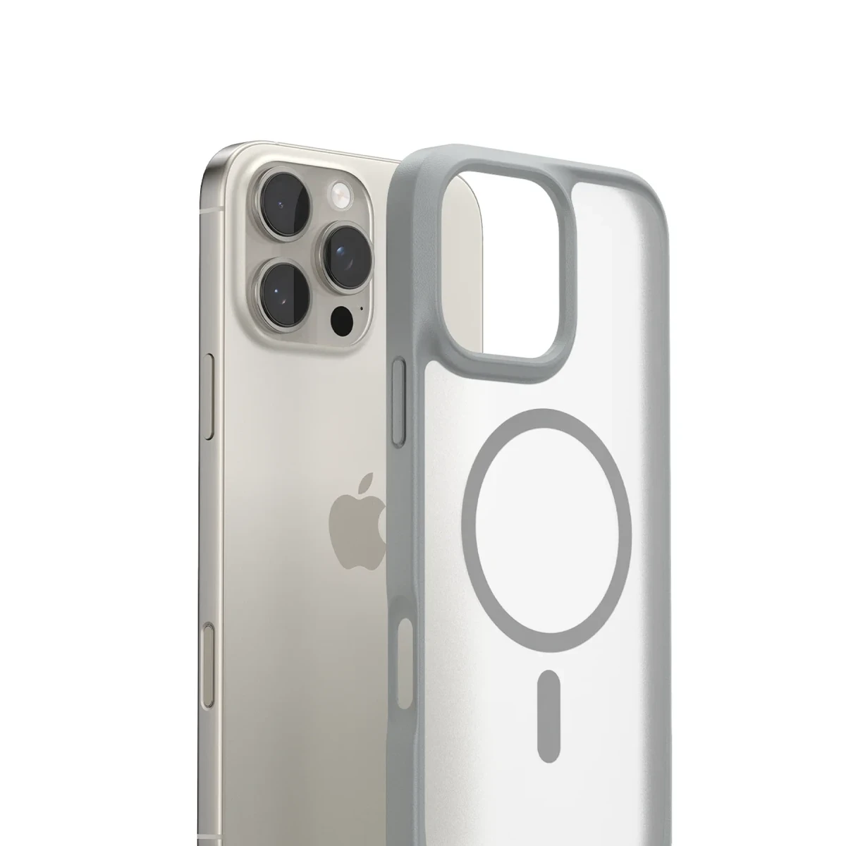 Torras Apple iPhone 16 Pro Guardian Magsafe Kılıf - Titan Gri