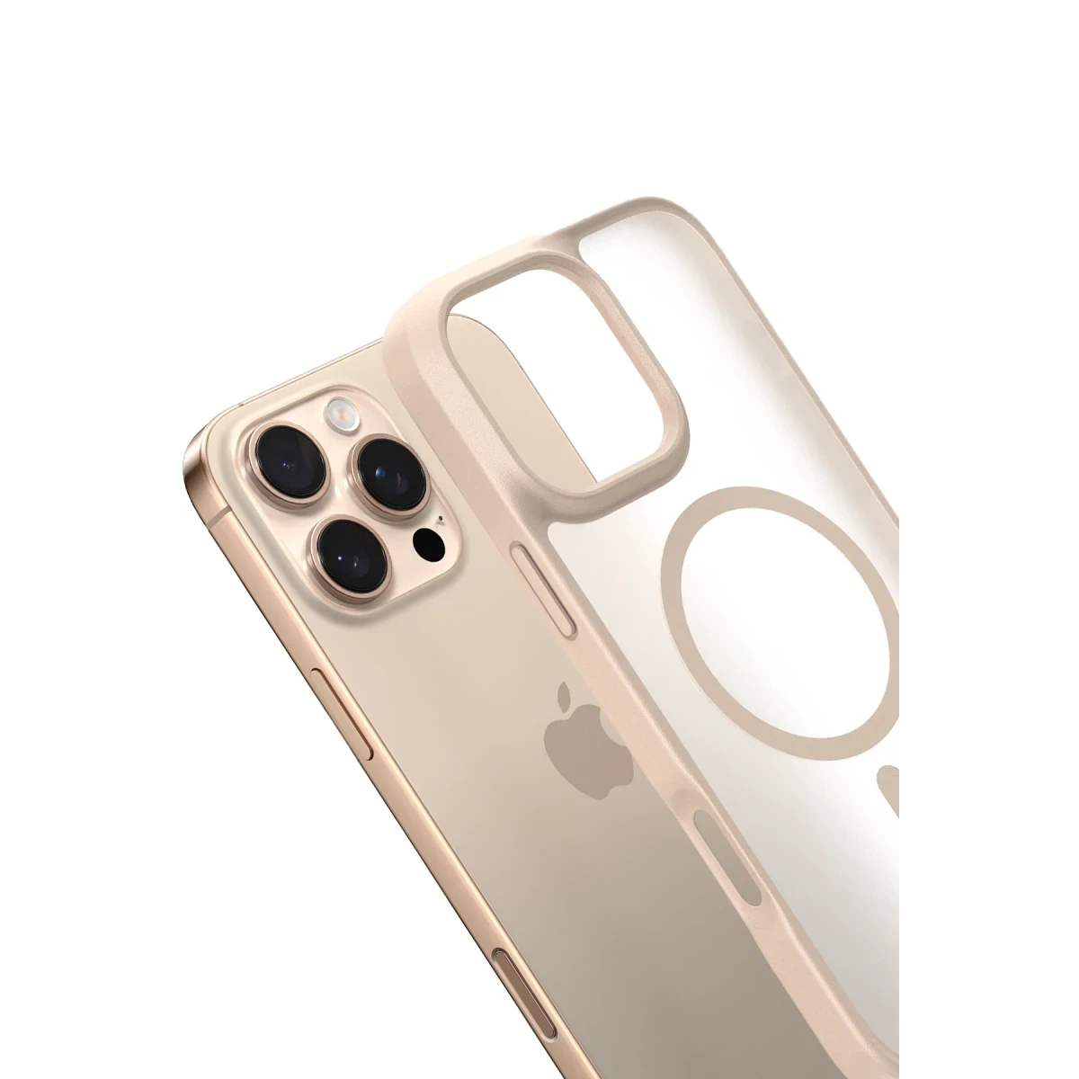 Torras Apple iPhone 16 Pro Guardian Magsafe Kılıf - Çöl Titanyum