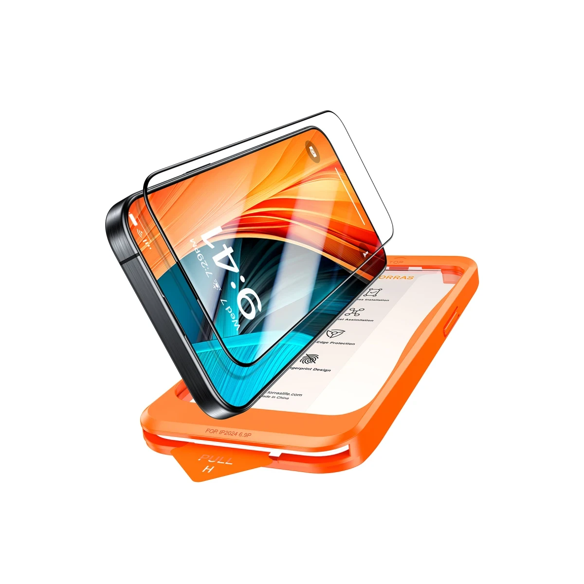 Torras Apple iPhone 17 Pro Max Install Master AutoKit HD Cam Ekran Koruyucu - Şeffaf