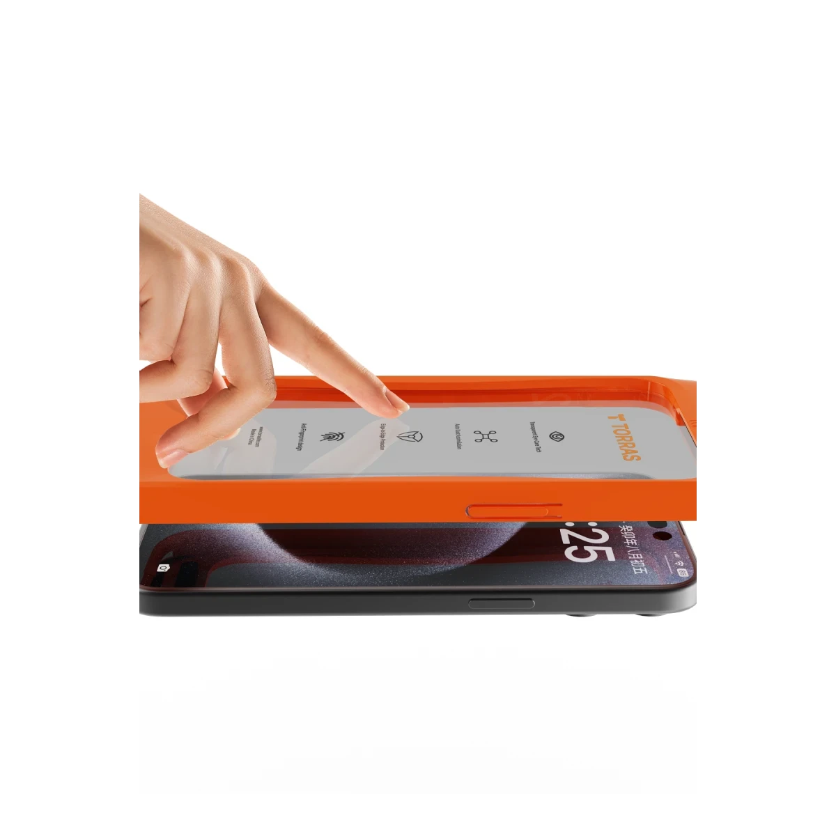 Torras Apple iPhone 17 Pro Max Install Master AutoKit HD Cam Ekran Koruyucu - Şeffaf