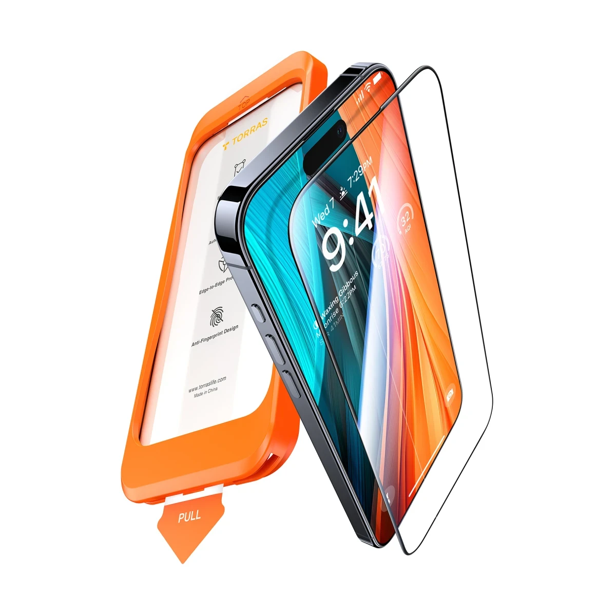 Torras Apple iPhone 17 Pro Install Master AutoKit HD Cam Ekran Koruyucu - Şeffaf