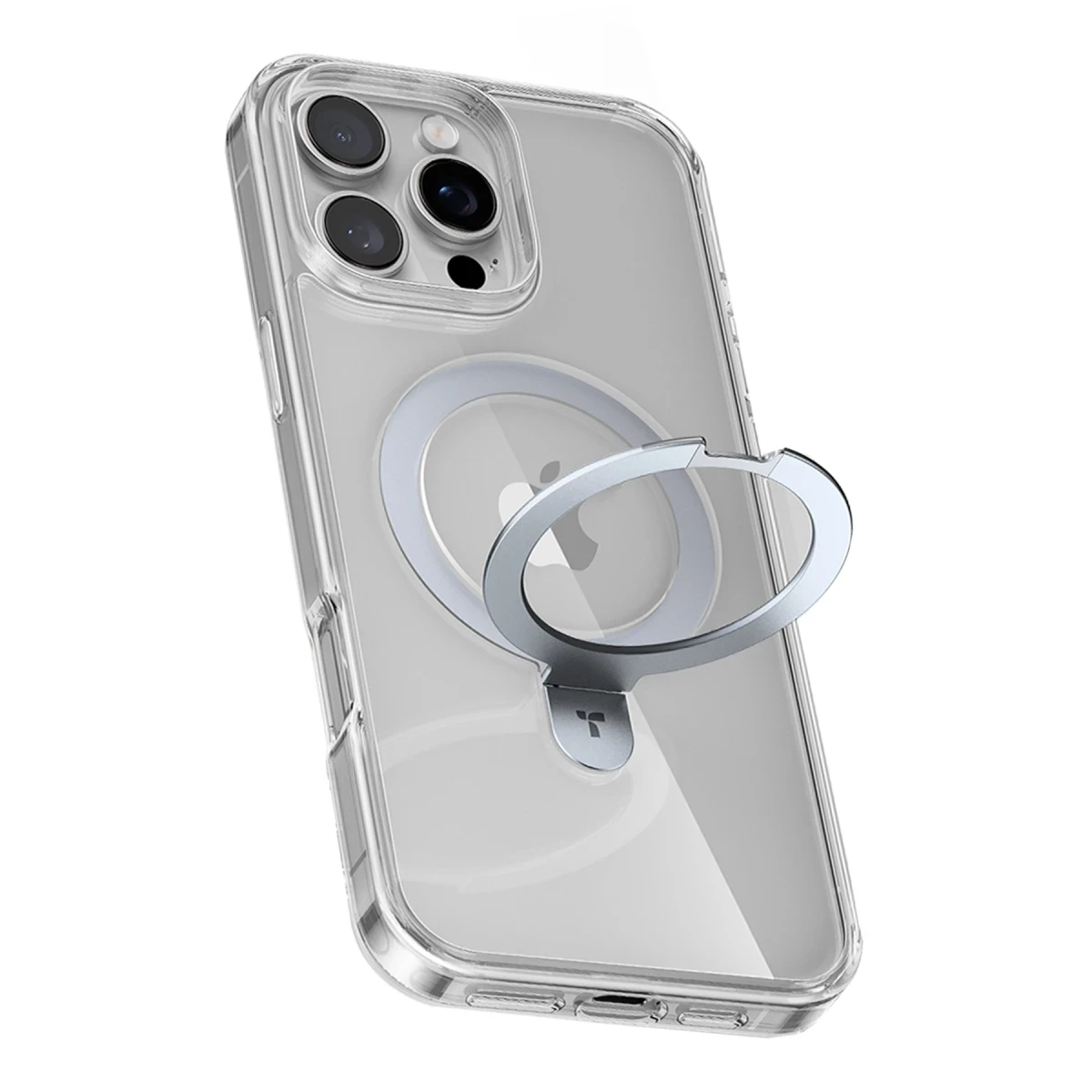 Torras Apple iPhone 16 Pro Max O Stand Serisi Magsafe Kılıf - Şeffaf