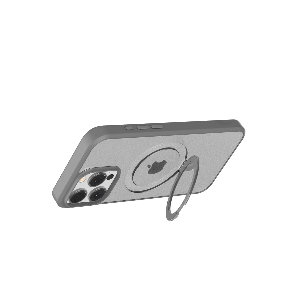 Torras Apple iPhone 16 Pro Max O Stand Serisi Magsafe Kılıf - Titan Gri
