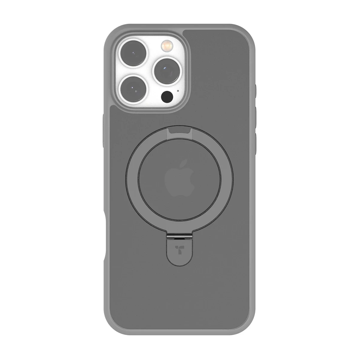 Torras Apple iPhone 16 Pro O Stand Serisi Magsafe Kılıf - Titan Gri