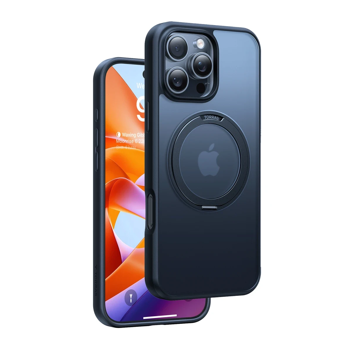 Torras Apple iPhone 16 Pro Max O Stand Pro Serisi Magsafe Kılıf - Siyah