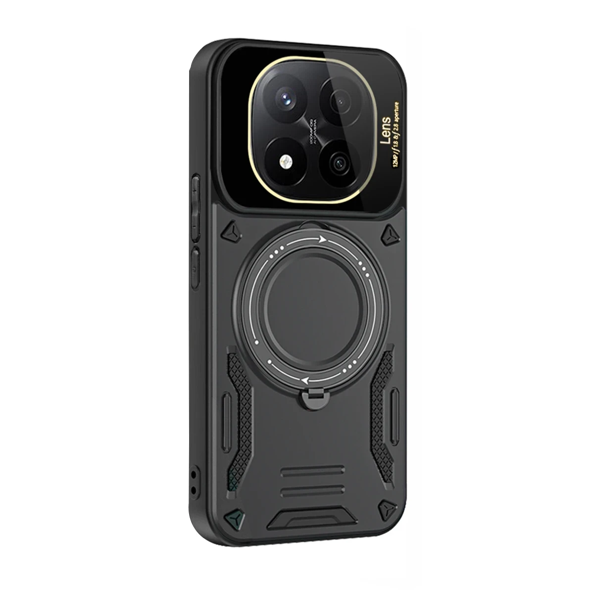 Newface Xiaomi 14T Pro Kılıf Joy Lens Standlı Kapak - Siyah — görsel 9