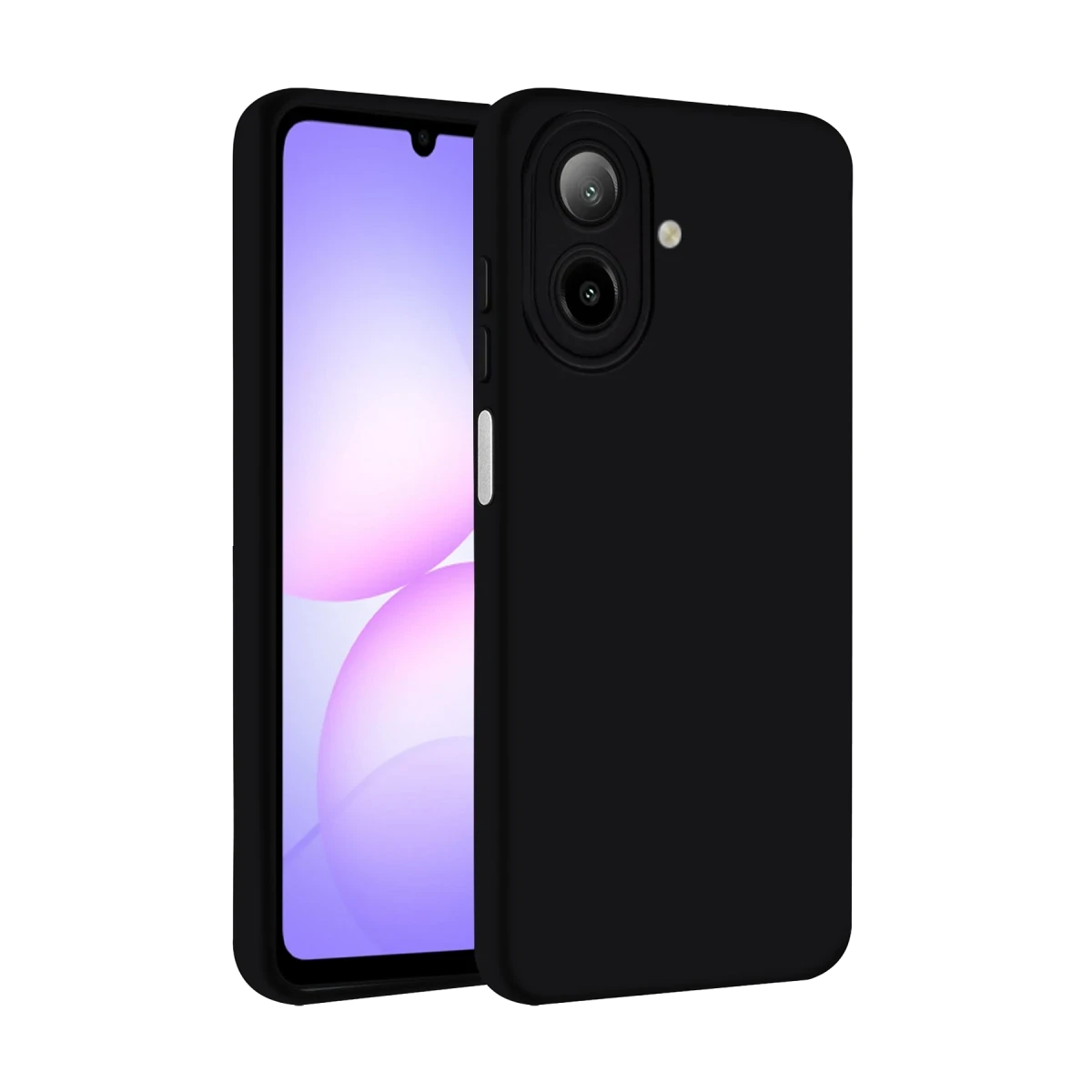 Newface Samsung Galaxy A07 4G Nano içi Kadife Silikon - Siyah — görsel 6