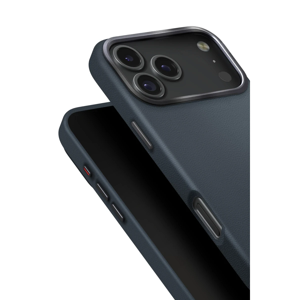 Uniq Apple iPhone 18 Pro Lyden Magsafe Deri Kapak - Mavi