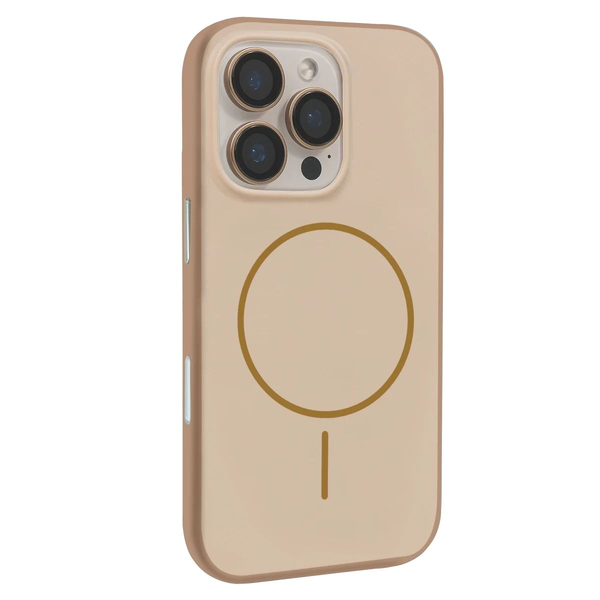 URR Apple iPhone 16 Pro Lamda Matte iBeats Magsafe Kapak - Gold