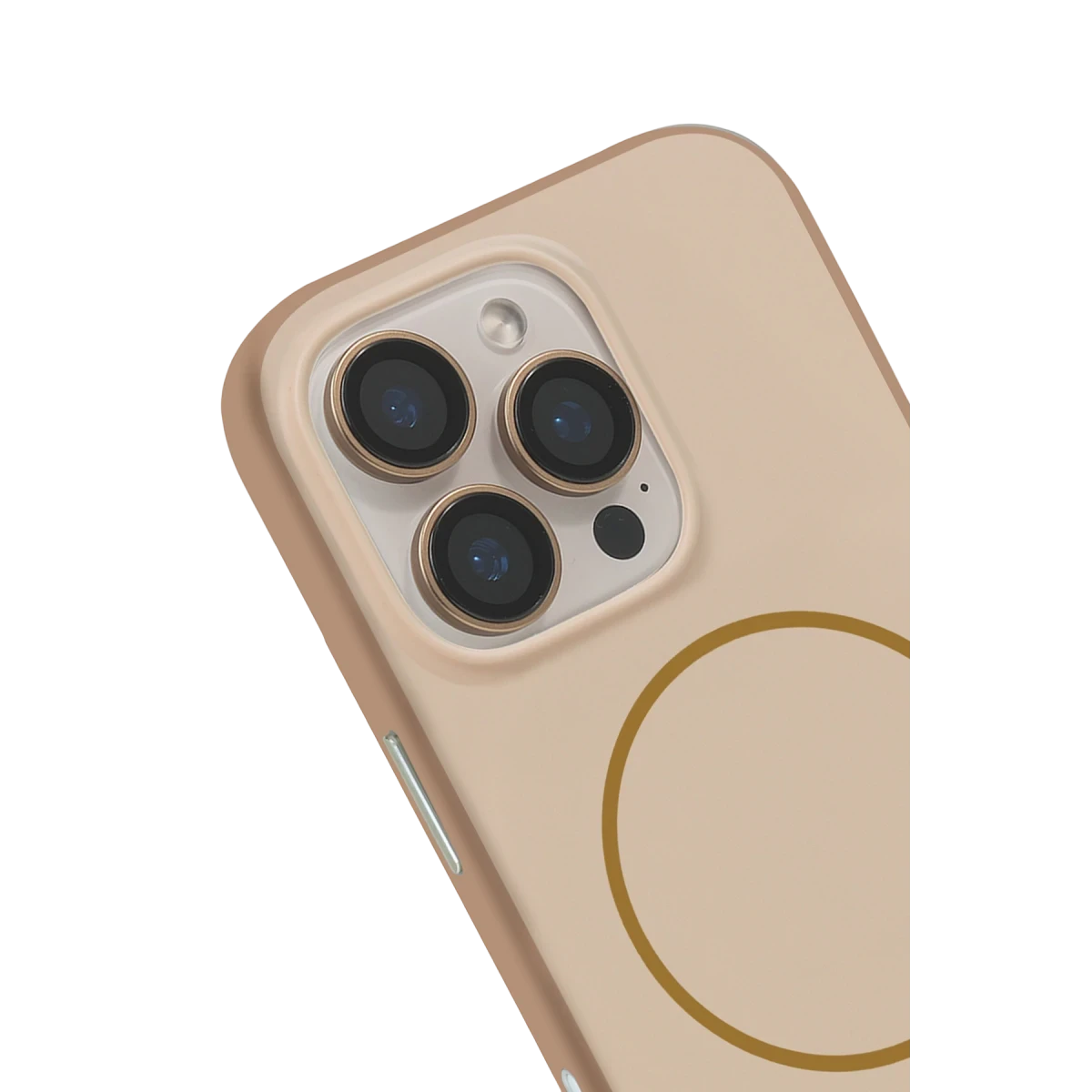 URR Apple iPhone 16 Pro Lamda Matte iBeats Magsafe Kapak - Gold