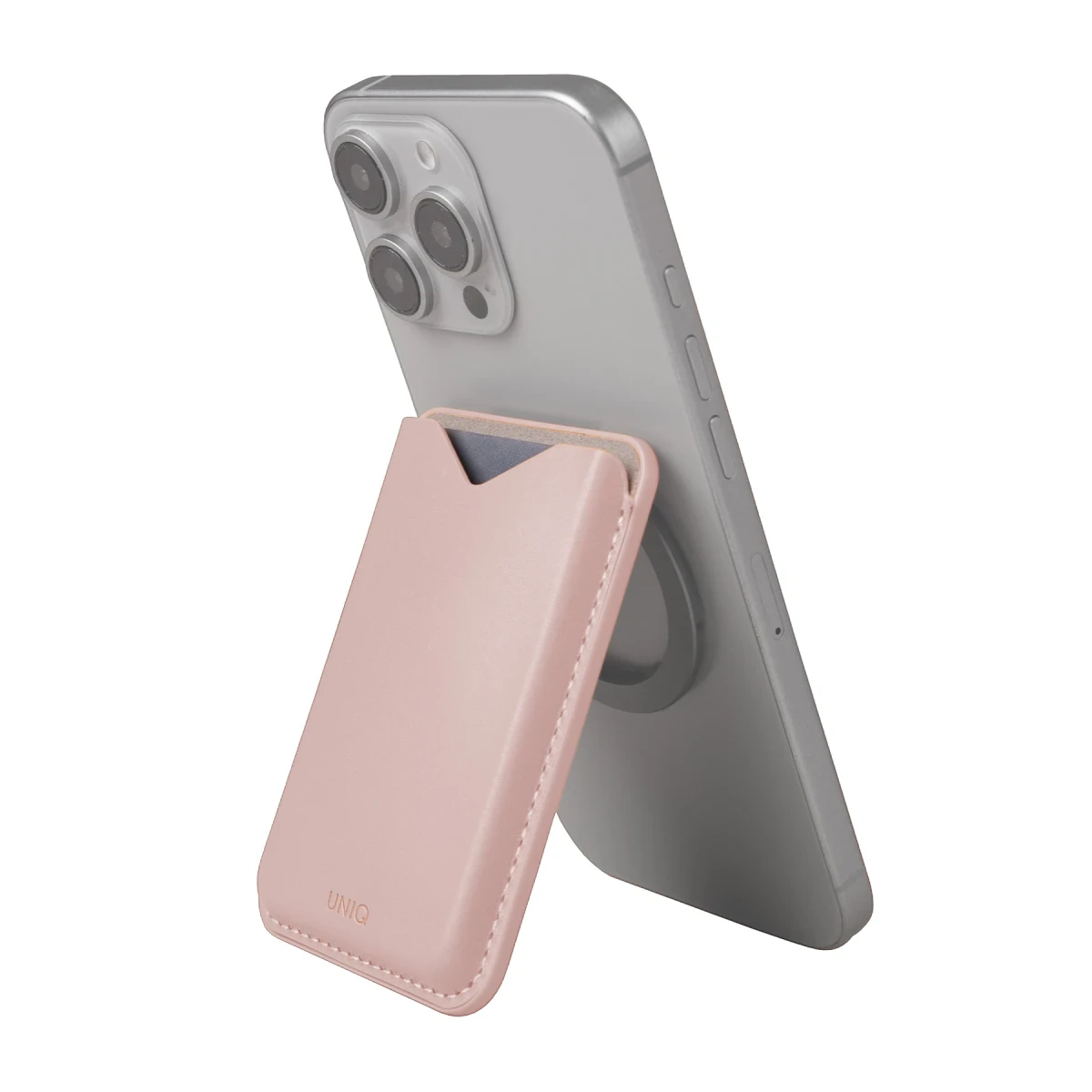 Uniq Lyden Evo Manyetik Standlı Kartlık  - Pembe