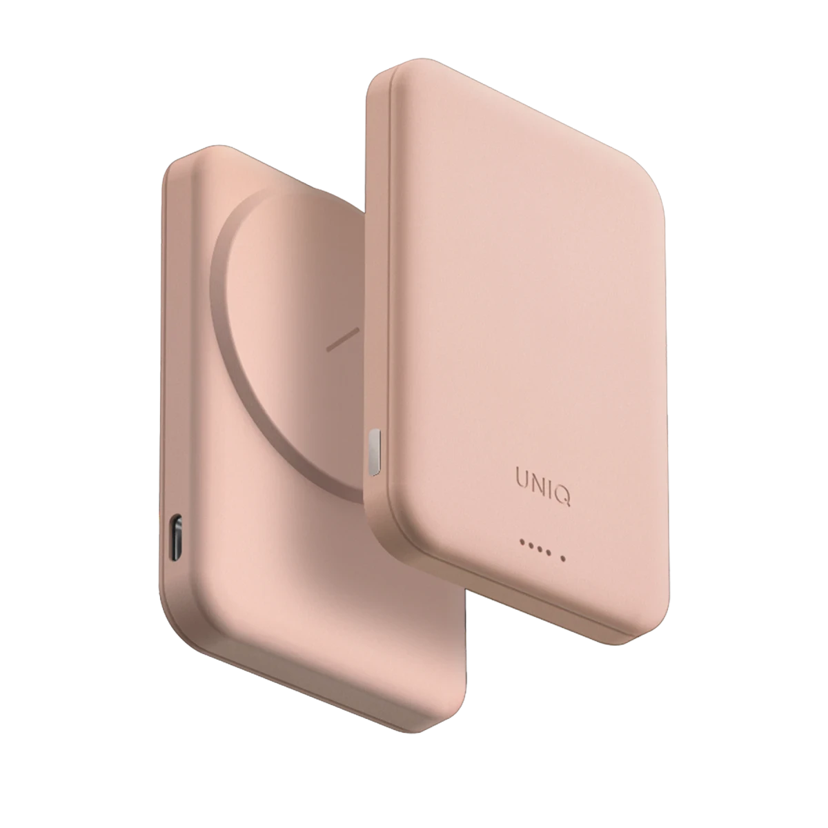 Uniq Lyden Lexa 5.000mAh Manyetik PD Kablosuz Type-C Powerbank - Pembe