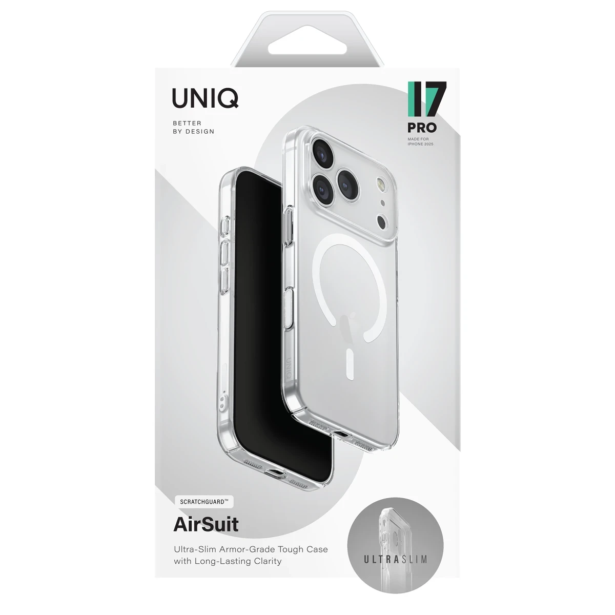 Uniq Apple iPhone 17 AirSuit Magsafe Kılıf - Siyah