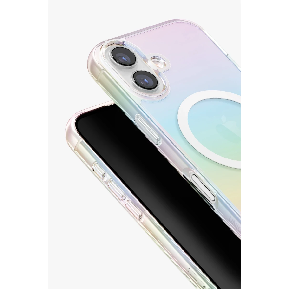Uniq Apple iPhone 17 Iridescia Magsafe Kapak - Rainbow
