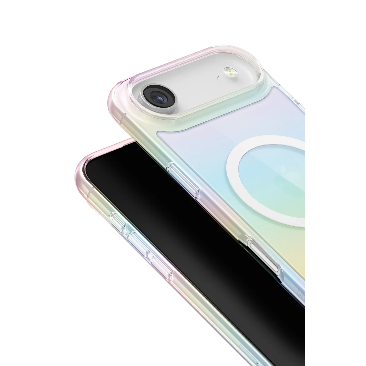 Uniq Apple iPhone 17 Air Iridescia Magsafe Kapak - Rainbow