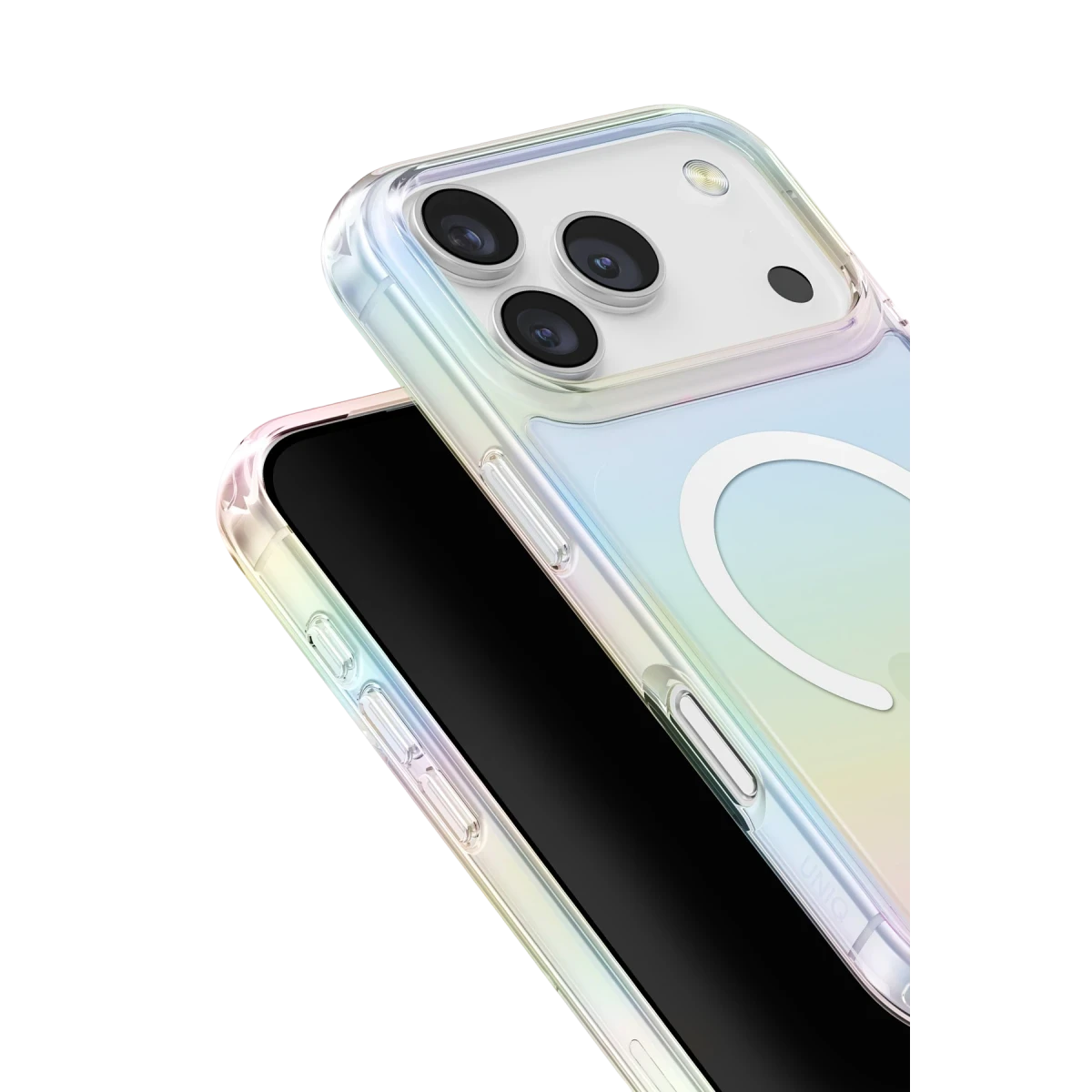 Uniq Apple iPhone 17 Pro Iridescia Magsafe Kapak - Rainbow