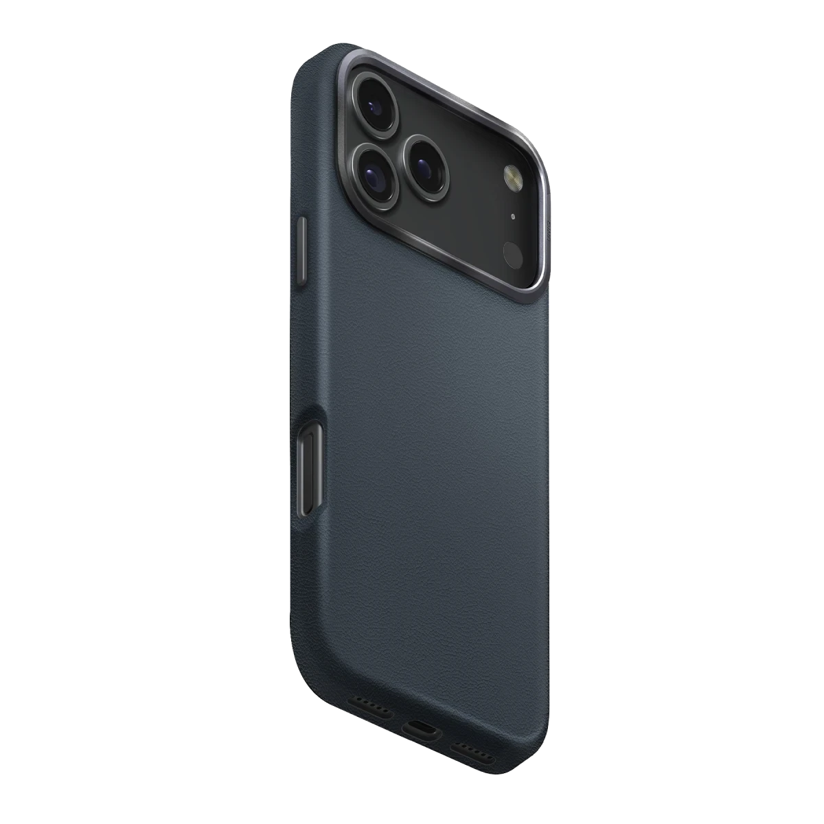 Uniq Apple iPhone 17 Pro Max Lyden Magsafe Deri Kapak - Mavi