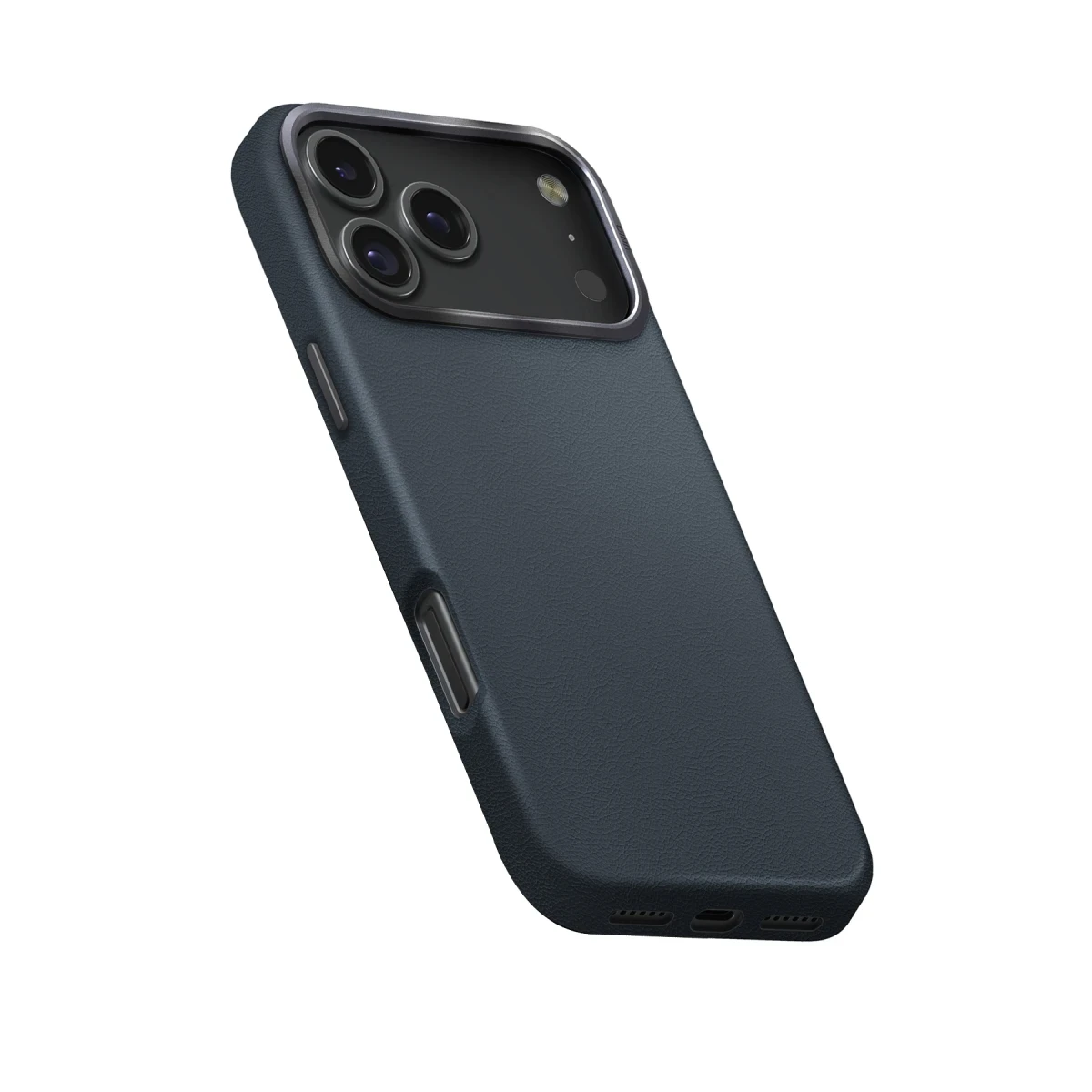 Uniq Apple iPhone 17 Pro Max Lyden Magsafe Deri Kapak - Mavi