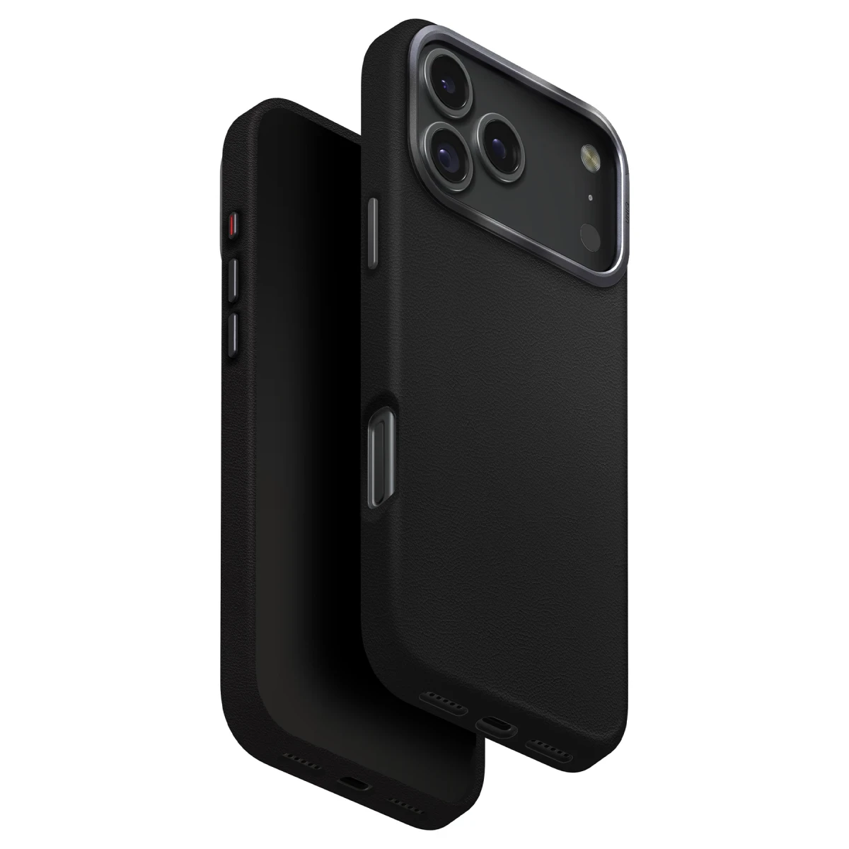 Uniq Apple iPhone 17 Pro Max Lyden Magsafe Deri Kapak - Siyah